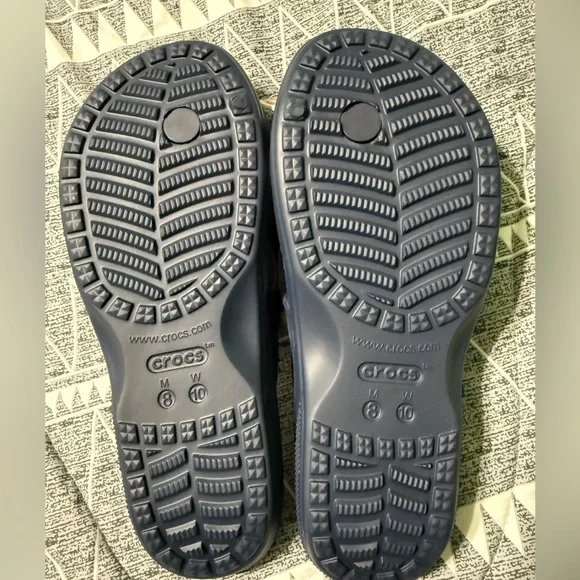 CROCS Flip Flops Navy - Picture 2 of 3